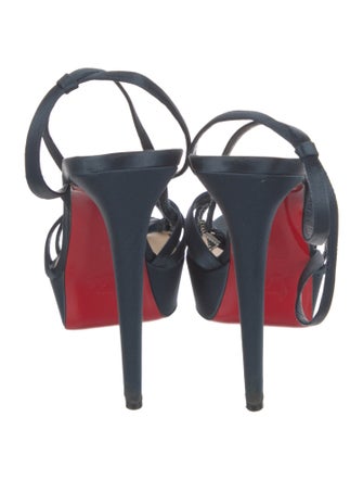 Christian Louboutin Satin Sandals
