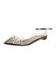 Christian Louboutin PVC Studded Accents Slingback Flats