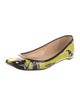 Christian Louboutin Patent Leather Printed Ballet Flats