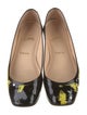Christian Louboutin Patent Leather Printed Ballet Flats