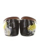Christian Louboutin Patent Leather Printed Ballet Flats