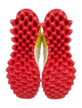 Christian Louboutin Rockstud Accents Leather Sneakers