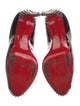 Christian Louboutin Patent Leather Studded Accents Pumps