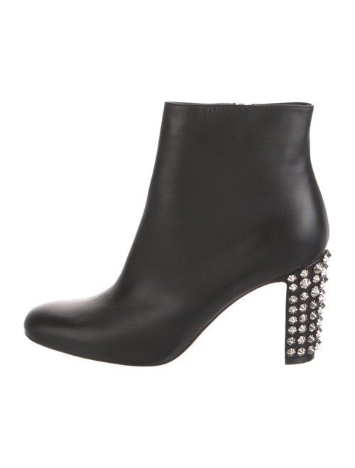 Christian Louboutin Spike Accents Leather Boots