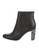 Christian Louboutin Spike Accents Leather Boots