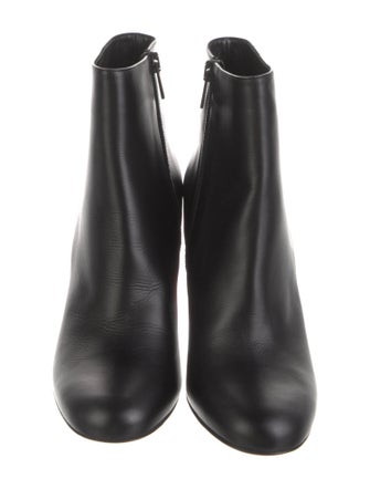 Christian Louboutin Spike Accents Leather Boots