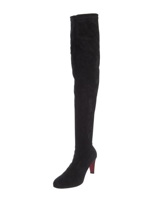 Christian Louboutin Suede Sock Boots