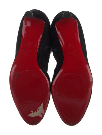 Christian Louboutin Suede Sock Boots