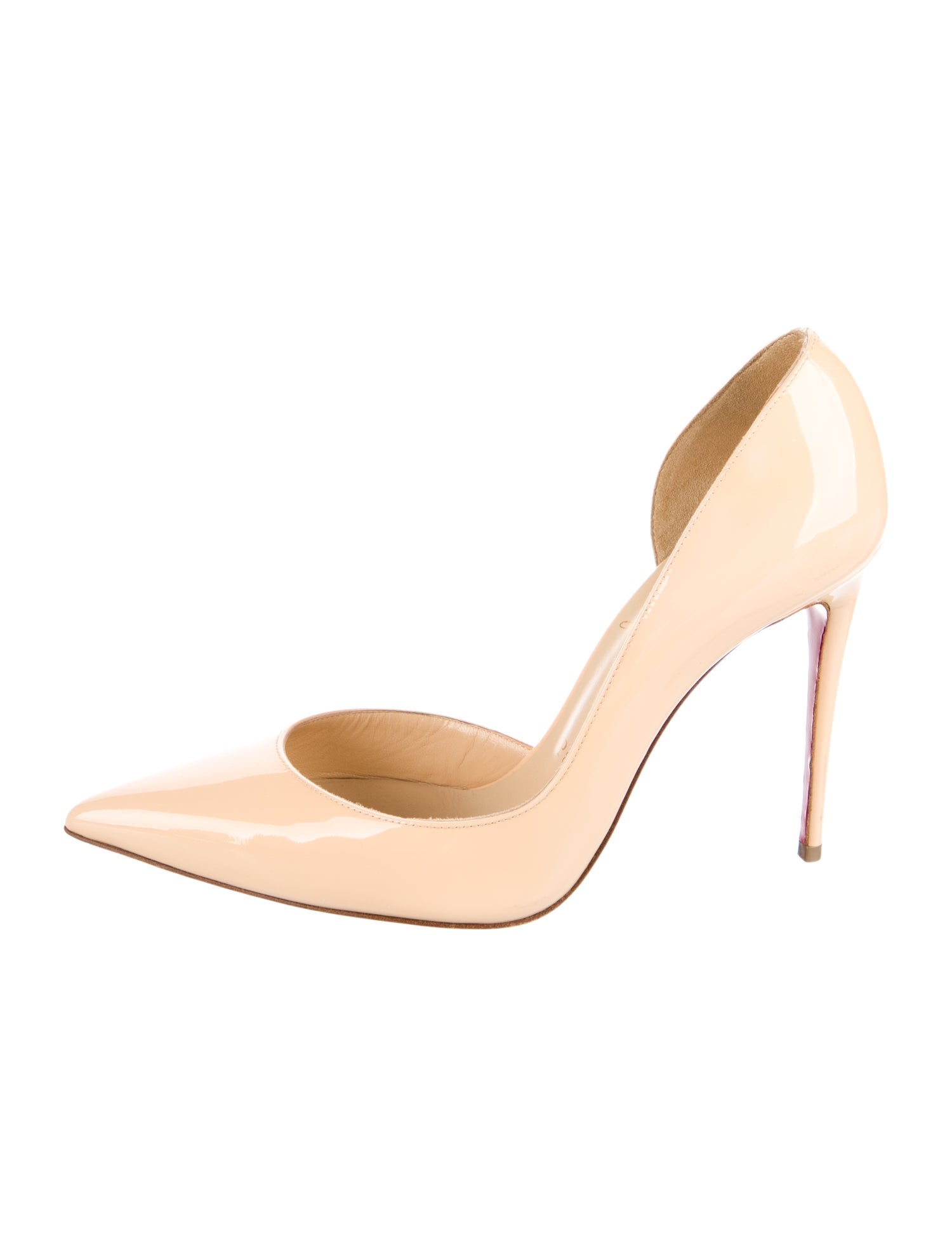 Christian Louboutin Patent Leather D'Orsay Pumps