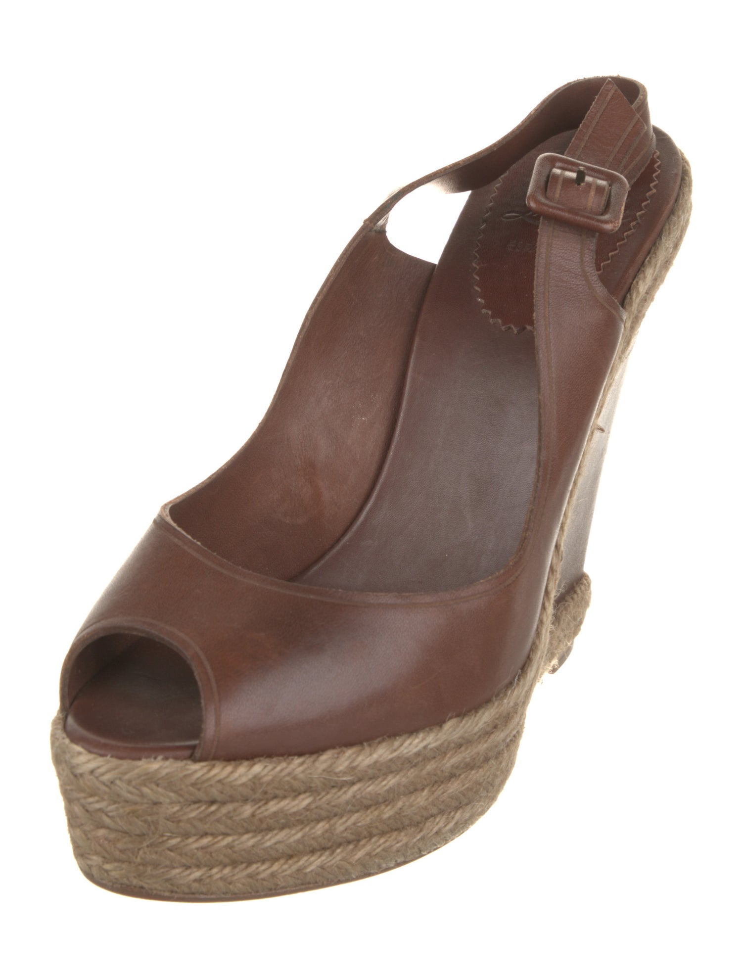 Christian Louboutin Leather Slingback Pumps