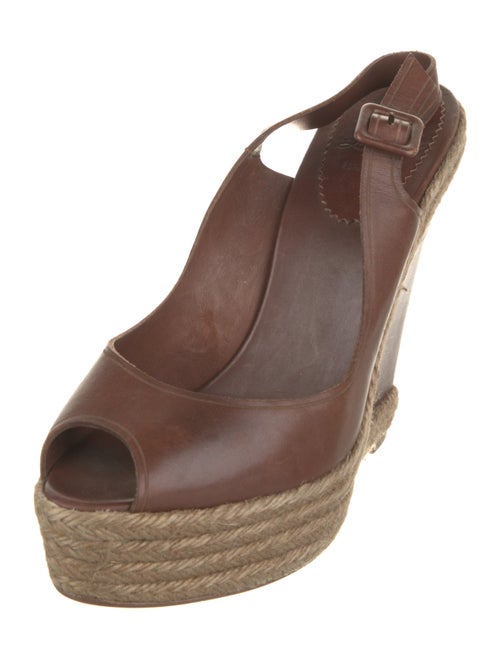 Christian Louboutin Leather Slingback Pumps