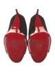 Christian Louboutin Suede Bow Accents Slides