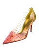Christian Louboutin PVC Colorblock Pattern Pumps