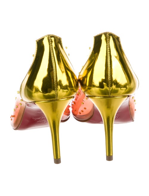 Christian Louboutin PVC Colorblock Pattern Pumps