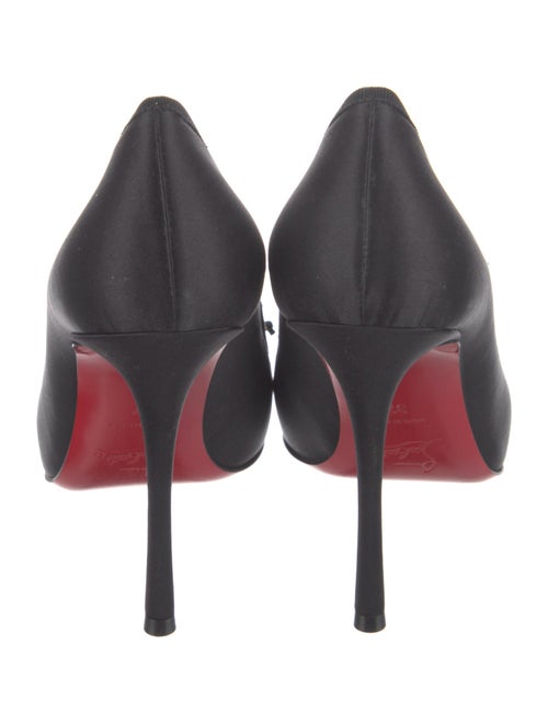 Christian Louboutin Satin Bow Accents Pumps
