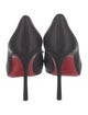 Christian Louboutin Satin Bow Accents Pumps