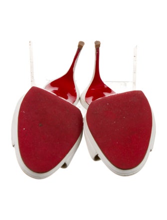 Christian Louboutin Leather Slides