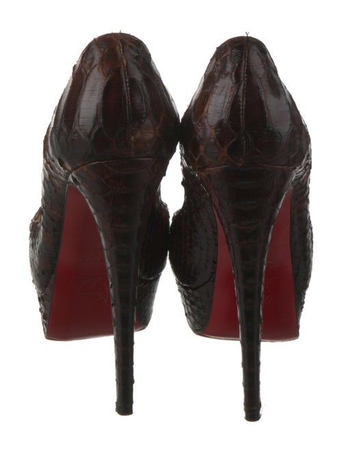 Christian Louboutin Snakeskin Animal Print Pumps