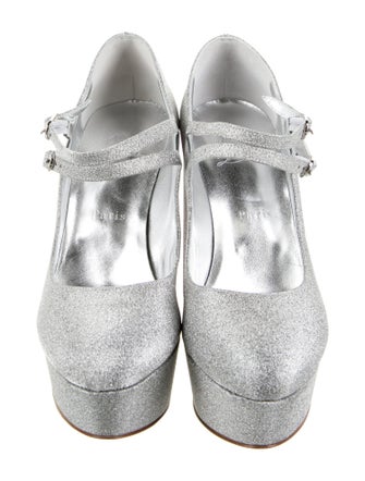 Christian Louboutin Glitter Glitter Accents Pumps