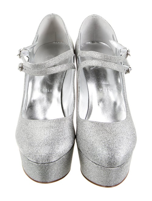 Christian Louboutin Glitter Glitter Accents Pumps