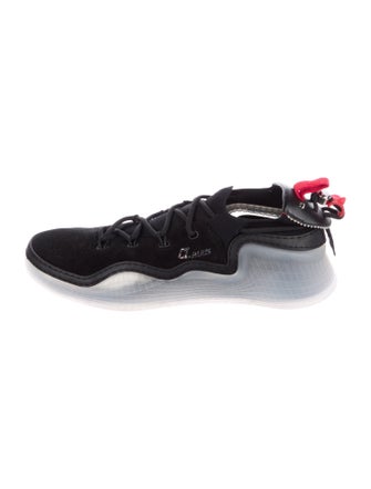 Christian Louboutin Suede Mesh Accents Sneakers