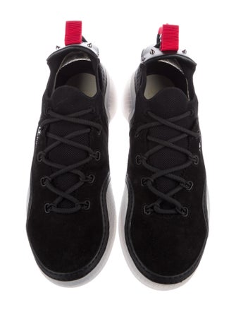 Christian Louboutin Suede Mesh Accents Sneakers