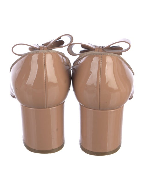 Christian Louboutin Patent Leather Bow Accents Pumps