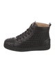 Christian Louboutin Spike Accents Leather Sneakers