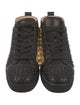 Christian Louboutin Spike Accents Leather Sneakers