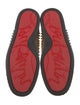 Christian Louboutin Spike Accents Leather Sneakers