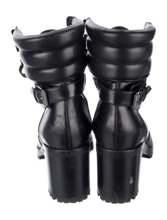 Christian Louboutin Leather Combat Boots