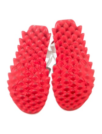 Christian Louboutin Summer Loubishark Flat Leather Sandals