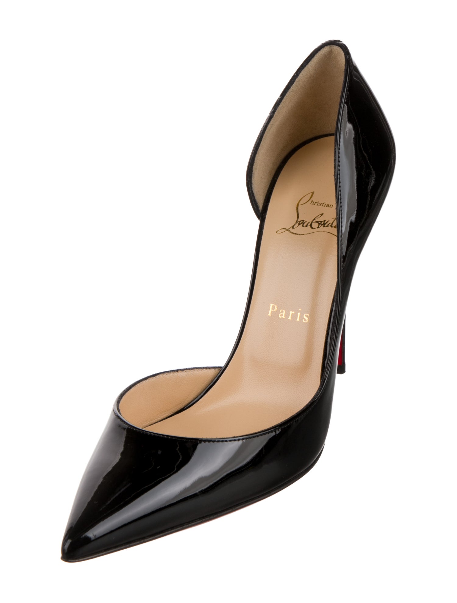 Christian Louboutin Patent Leather D'Orsay Pumps