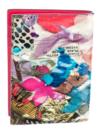 Christian Louboutin Patent Leather Printed Bifold Wallet