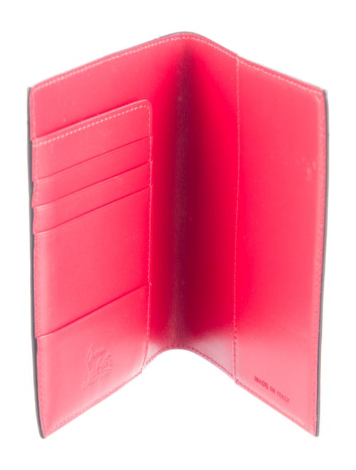 Christian Louboutin Patent Leather Printed Bifold Wallet