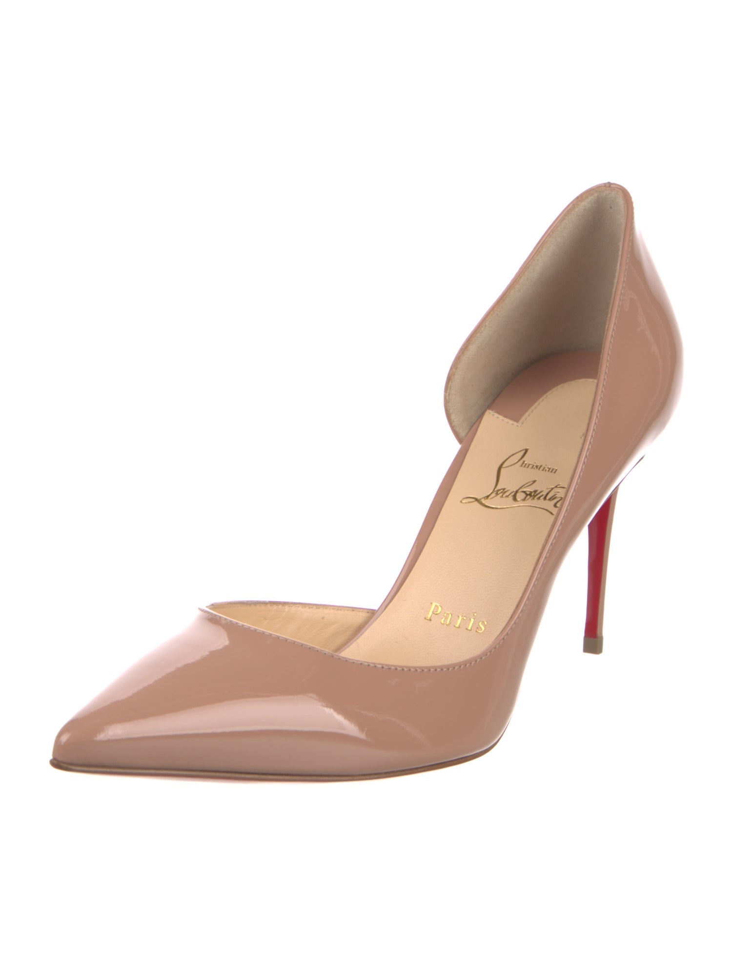 Christian Louboutin Patent Leather D'Orsay Pumps