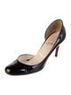 Christian Louboutin Patent Leather D'Orsay Pumps