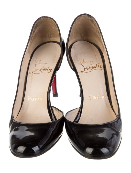 Christian Louboutin Patent Leather D'Orsay Pumps
