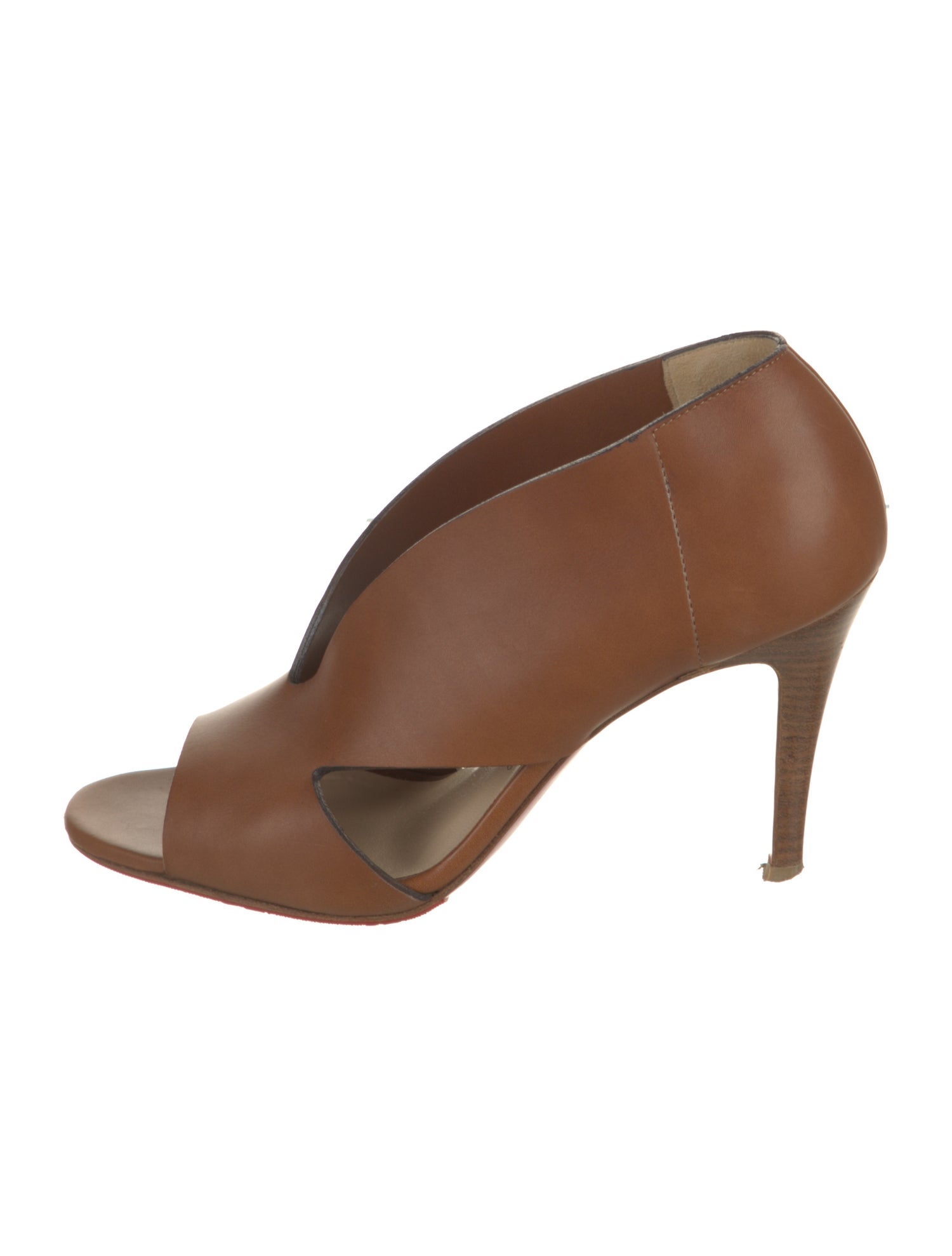 Christian Louboutin Leather Cutout Accent Sandals