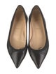 Christian Louboutin Leather Bow Accents Ballet Flats