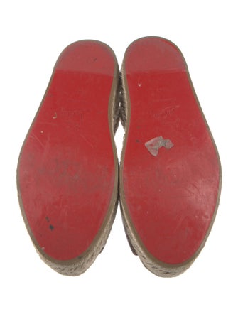 Christian Louboutin Leather Colorblock Pattern Mules