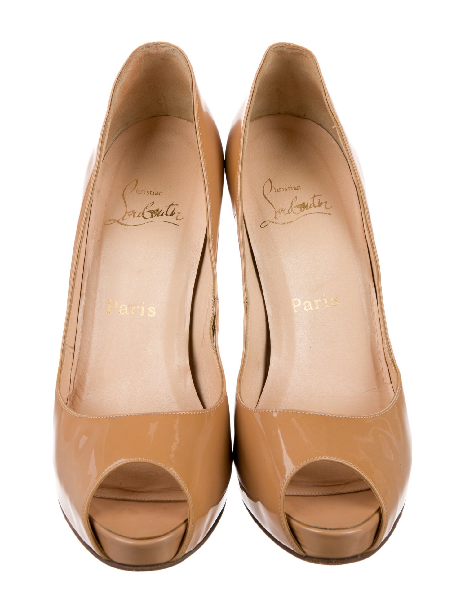 Christian Louboutin Patent Leather Slides