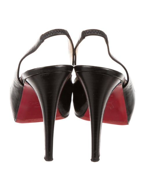 Christian Louboutin Leather Slingback Pumps