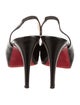 Christian Louboutin Leather Slingback Pumps