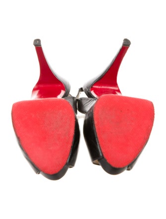Christian Louboutin Leather Slingback Pumps