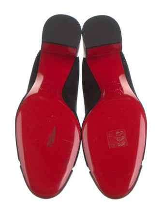 Christian Louboutin Suede Cutout Accent Pumps