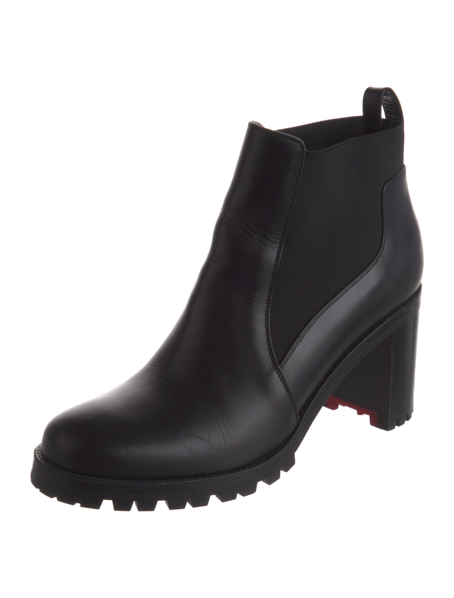 Christian Louboutin Leather Chelsea Boots