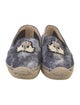 Christian Louboutin Printed Whipstitch Trim Espadrilles
