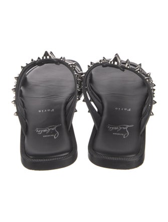 Christian Louboutin Leather Slides