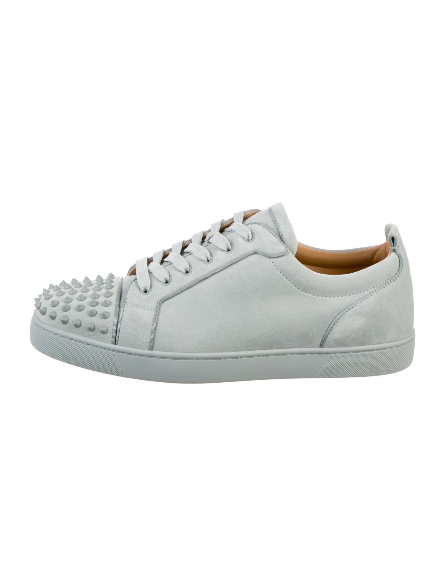 Christian Louboutin Suede Studded Accents Sneakers